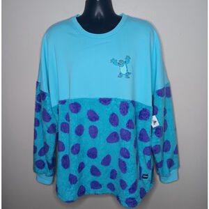 Disney Parks Monsters Inc Adult XL Spirit Jersey Sullivan Fuzzy NEW NWT RARE!
